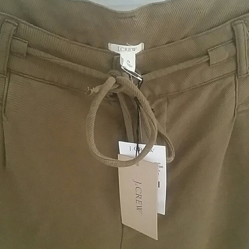 SOLD^^JCREW slouchy knit twill pant - Picture 4 of 5